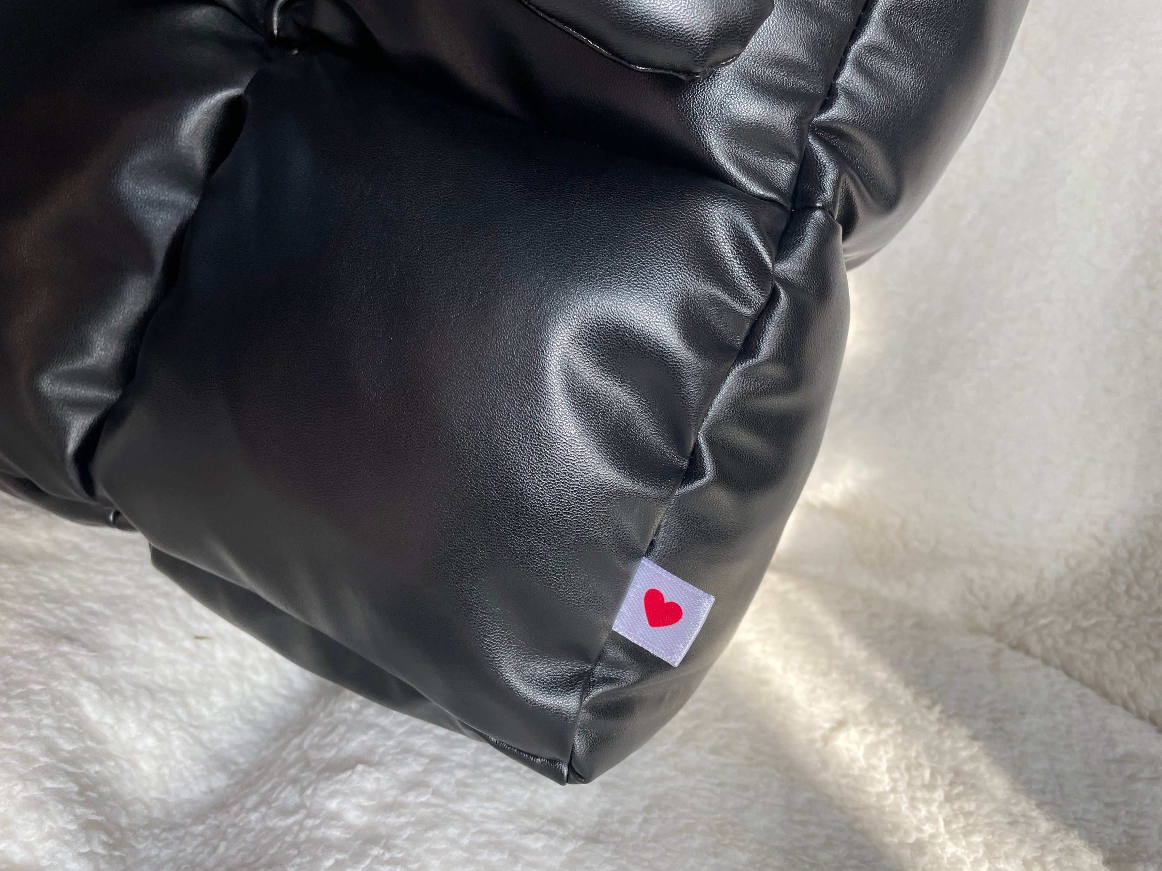 Midi Puffer Negra
