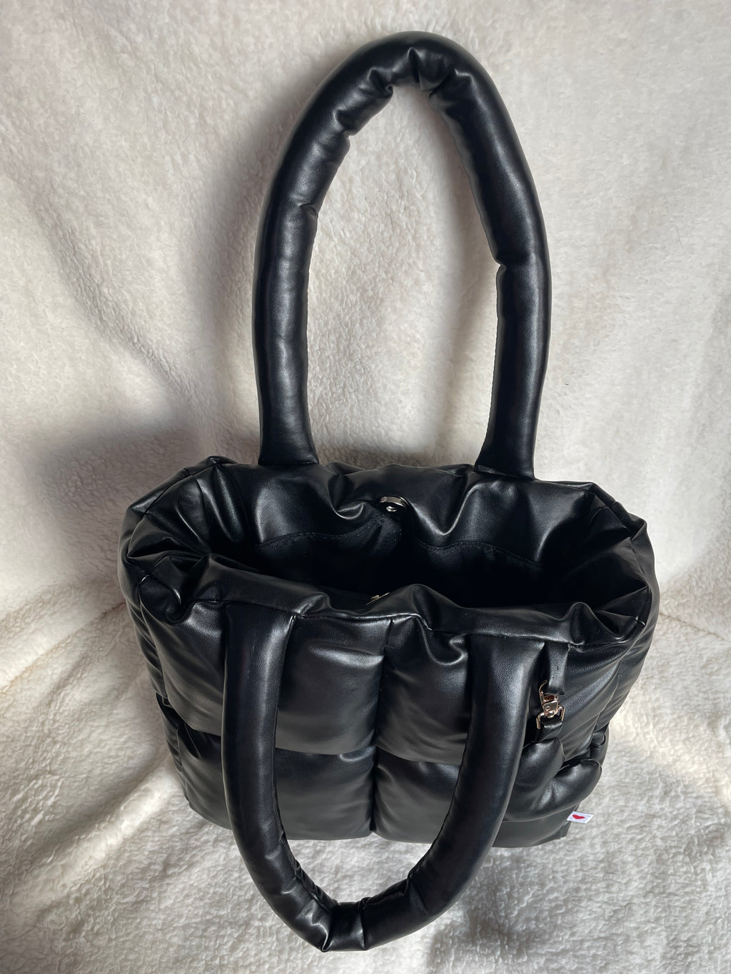 Midi Puffer Negra