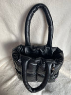Midi Puffer Negra