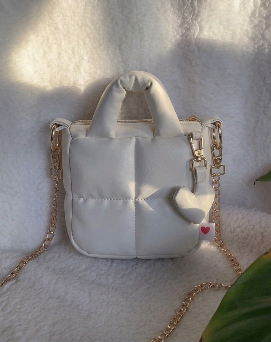 Micro Puffer Blanca