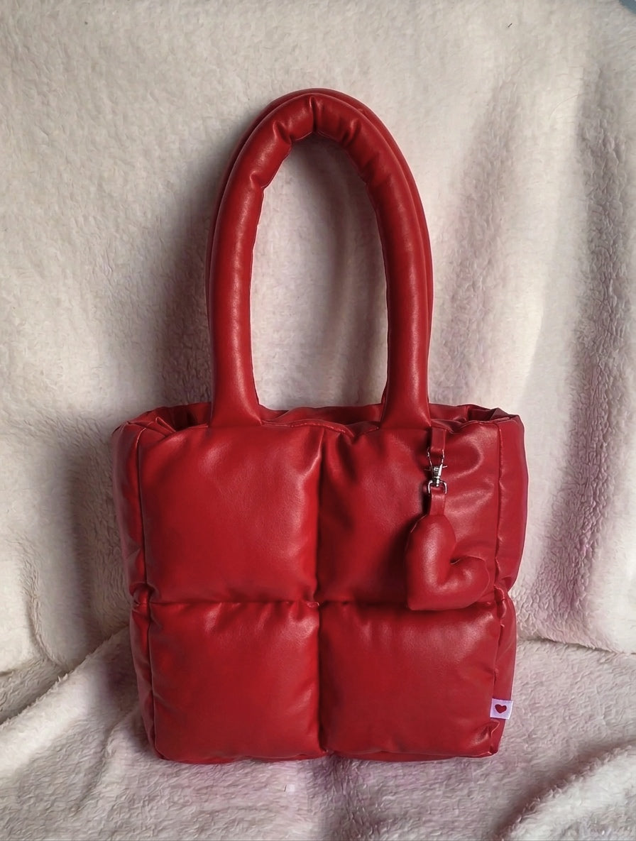 Midi Puffer Roja