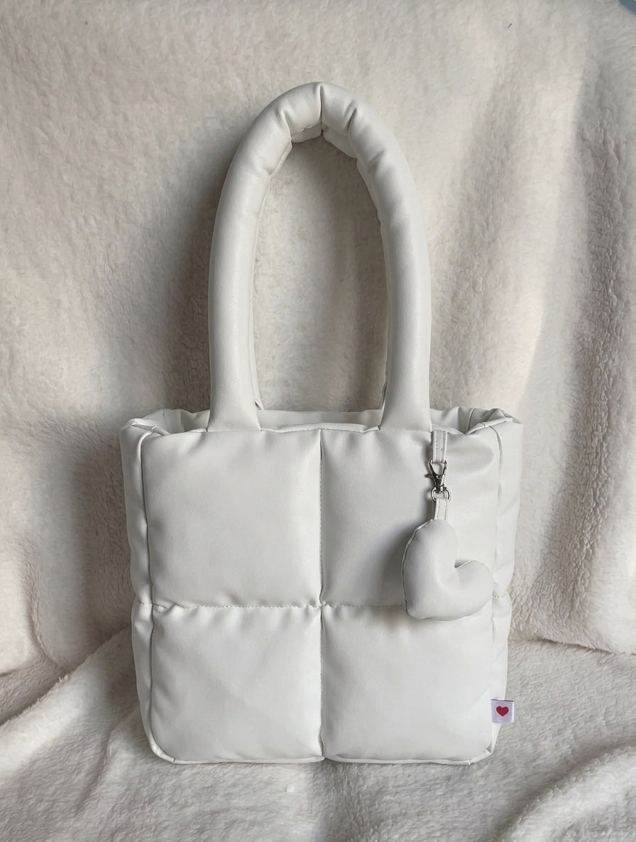Midi Puffer Blanca