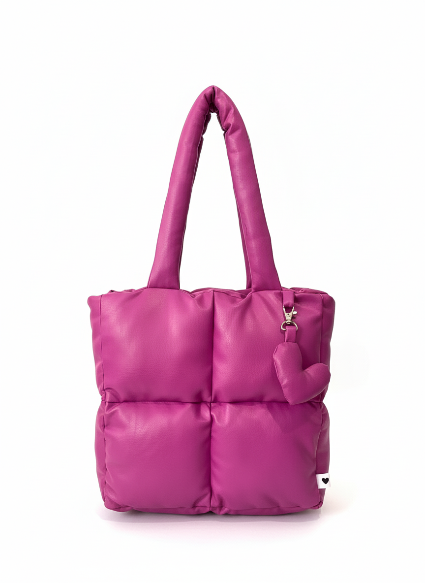 Midi Puffer Fucsia