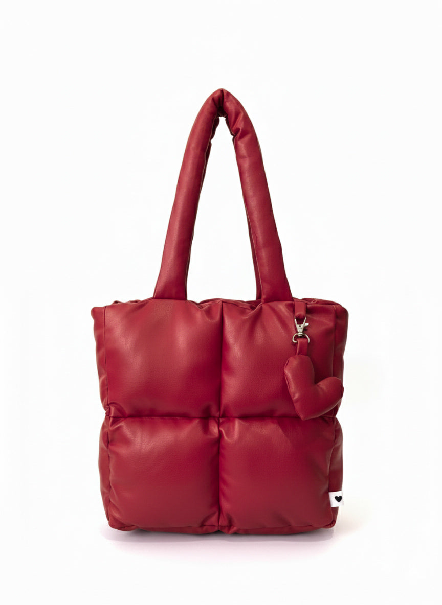 Midi Puffer Roja