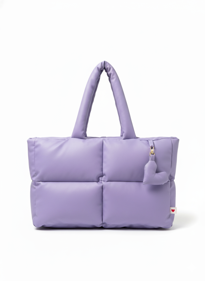 Maxi puffer Lavanda