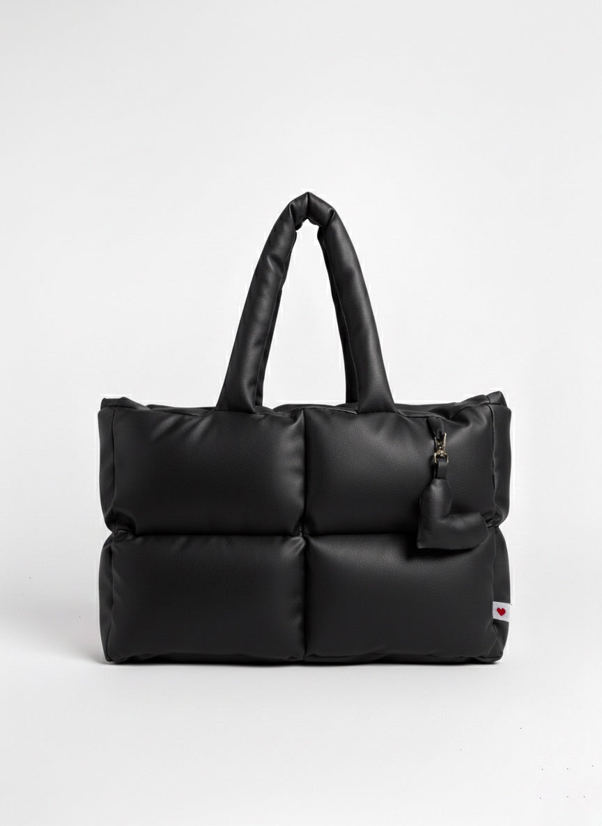 Maxi puffer Negro