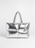 Maxi puffer Plata