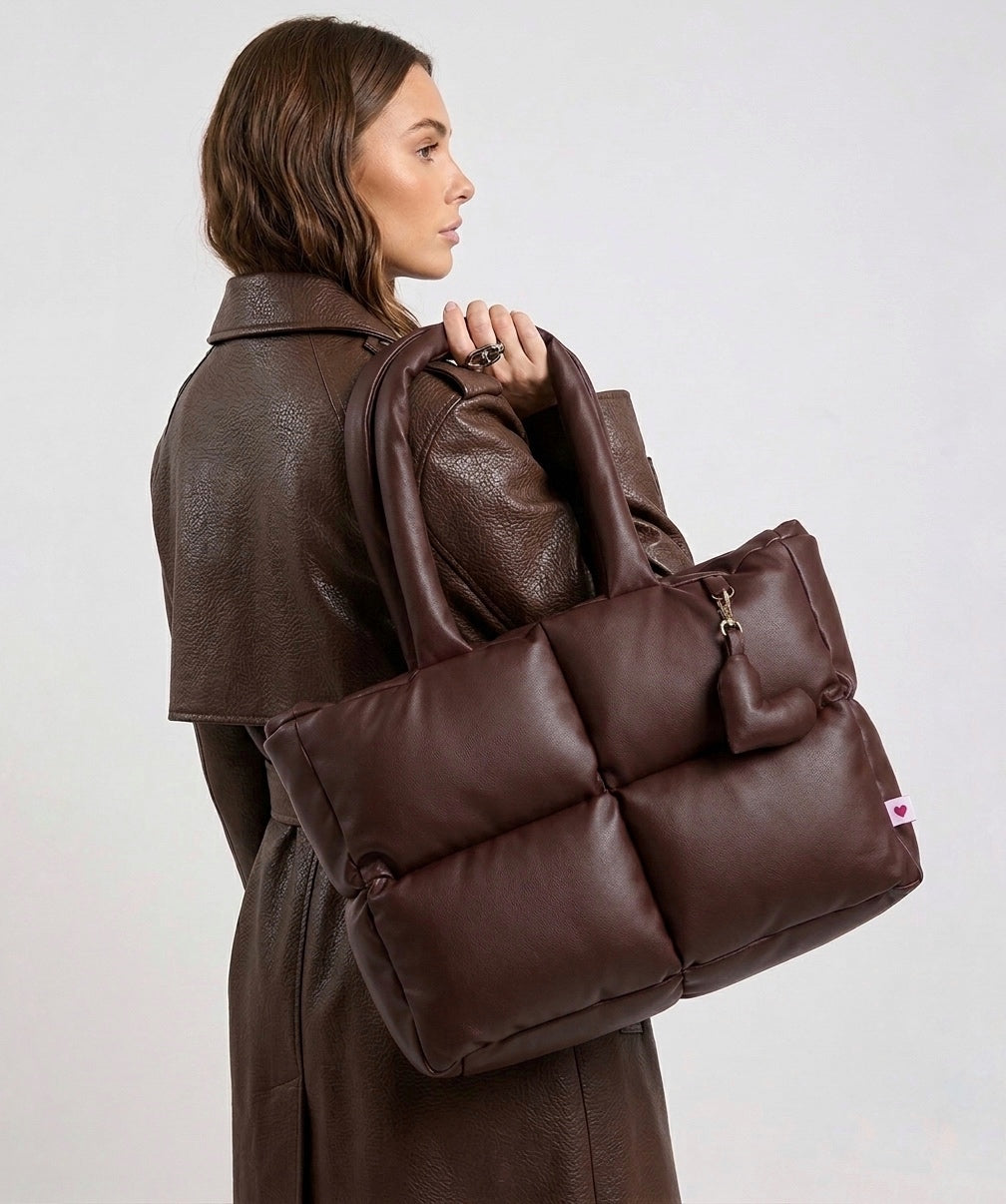 Maxi puffer Chocolate