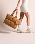 Maxi puffer Camel