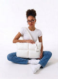 Maxi puffer blanca