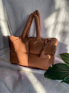 Maxi puffer Camel