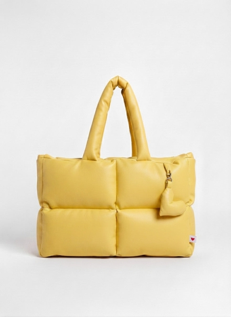 Maxi puffer Amarillo