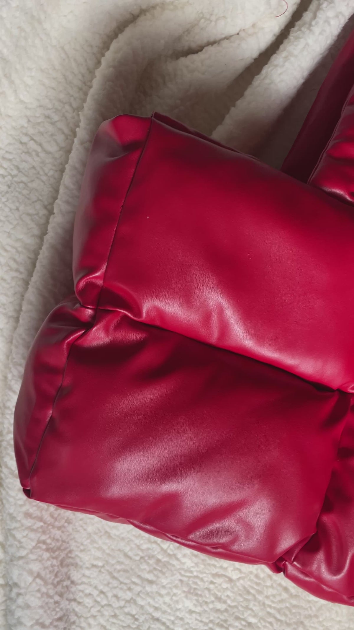 Maxi puffer Roja